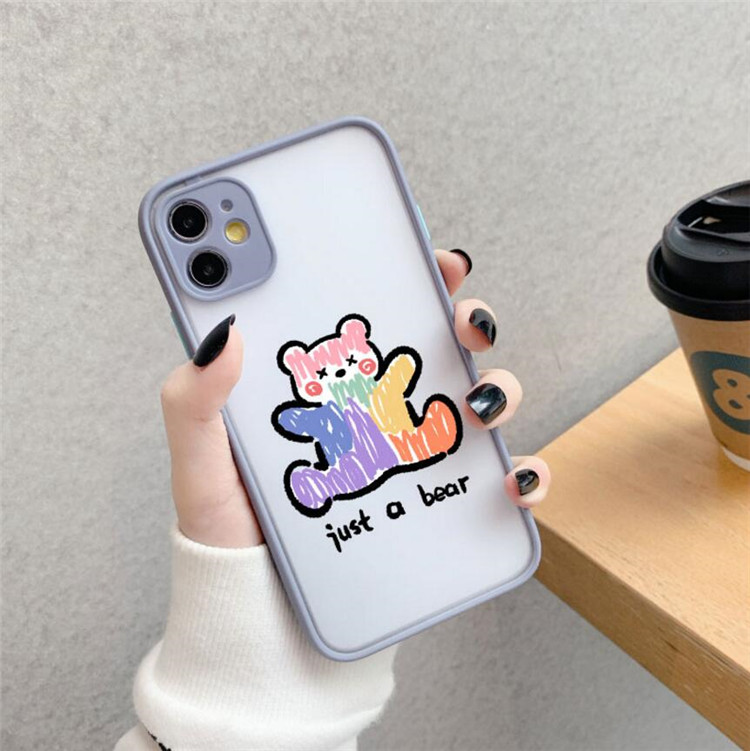 Ốp Lưng Nhám Chống Sock Va Đập Bảo Vệ Camera Just a Bear