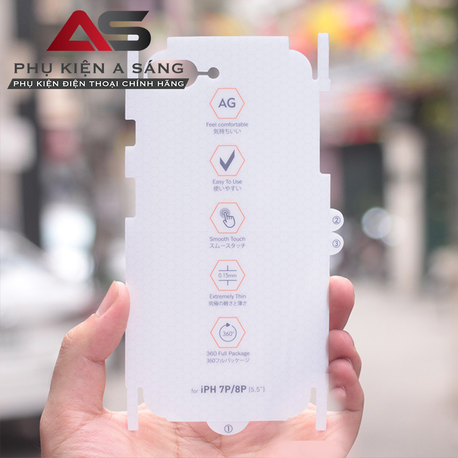 Miếng Dán PPF Nhám Mặt Trước Và Sau ĐT Cho IPHONE