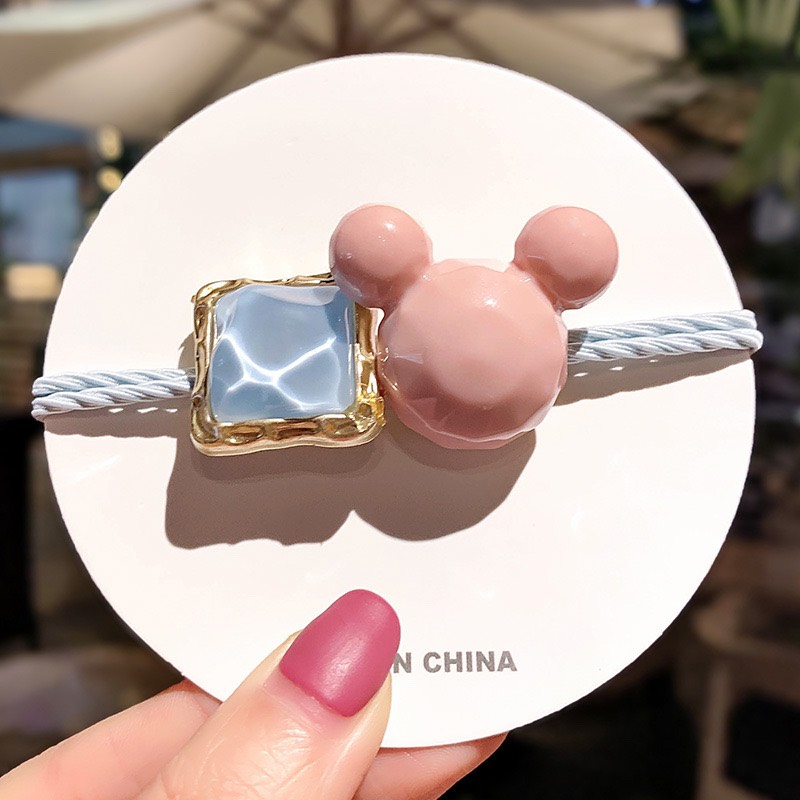 Dây Buộc Tóc Đính Đá Phong Cách Hàn Quốc - Dây Cột Tóc Nữ (1 sợi)