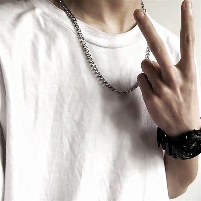 Dây Chuyền Xích Ulzzang Basic Unisex (Có Sẵn)
