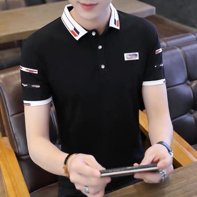 Áo thun có cổ nam chất đẹp 3 màu cá tính