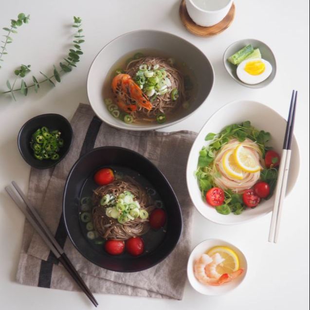 Erato - Bát canh Pebble 19.7cm - Hàng nhập khẩu Hàn Quốc - 조약돌 면기