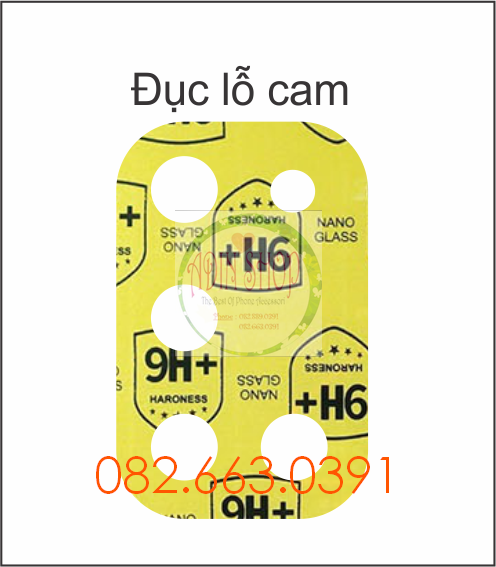 [HCM][Mua 1 tặng 1] Cường lực camera Realme C17 nano siêu bảo vệ