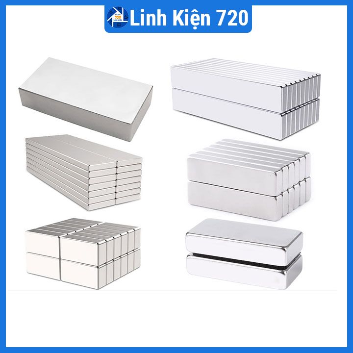 Bộ 2 viên nam châm đất hiếm 20x10x2mm ( từ tính hút cực mạnh )