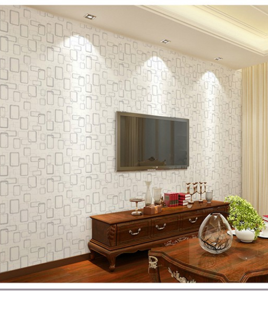 [HCM]5m Decal GiấY Dán TườNg Ô Vuông TrắNg