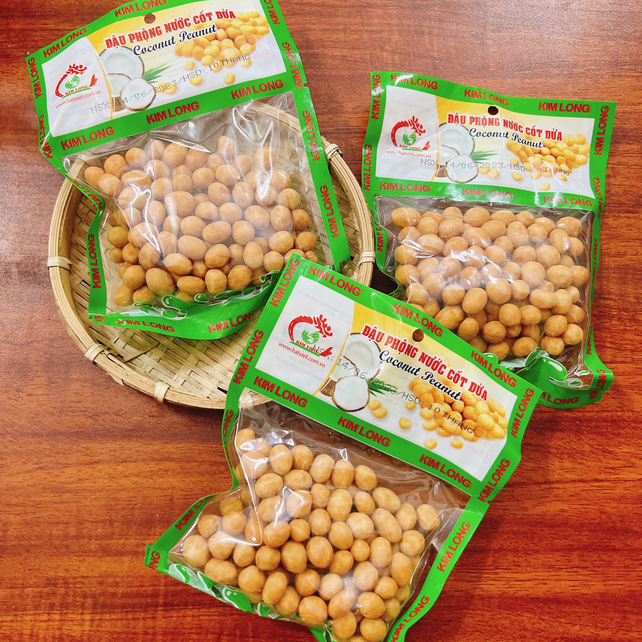 Snack Đậu phộng nước cốt dừa thơm giòn