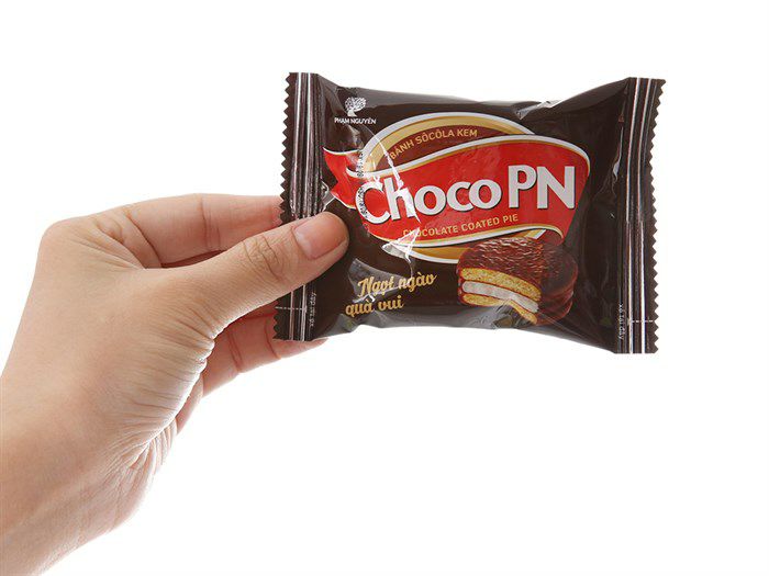 Bánh socola kem Choco PN gói 216g (18g x 12 cái)