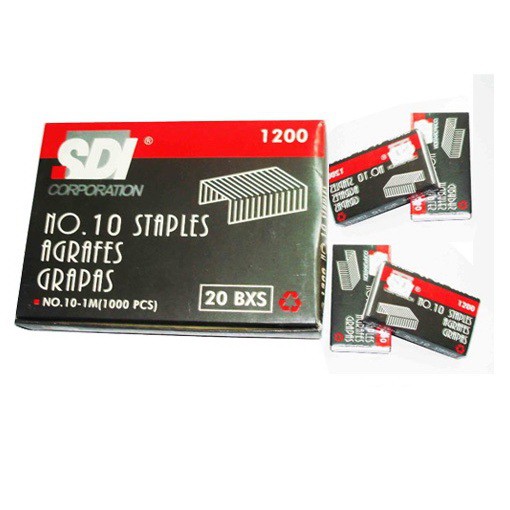 Kim bấm số 10 SDI (20 hộp nhỏ/hộp lớn)