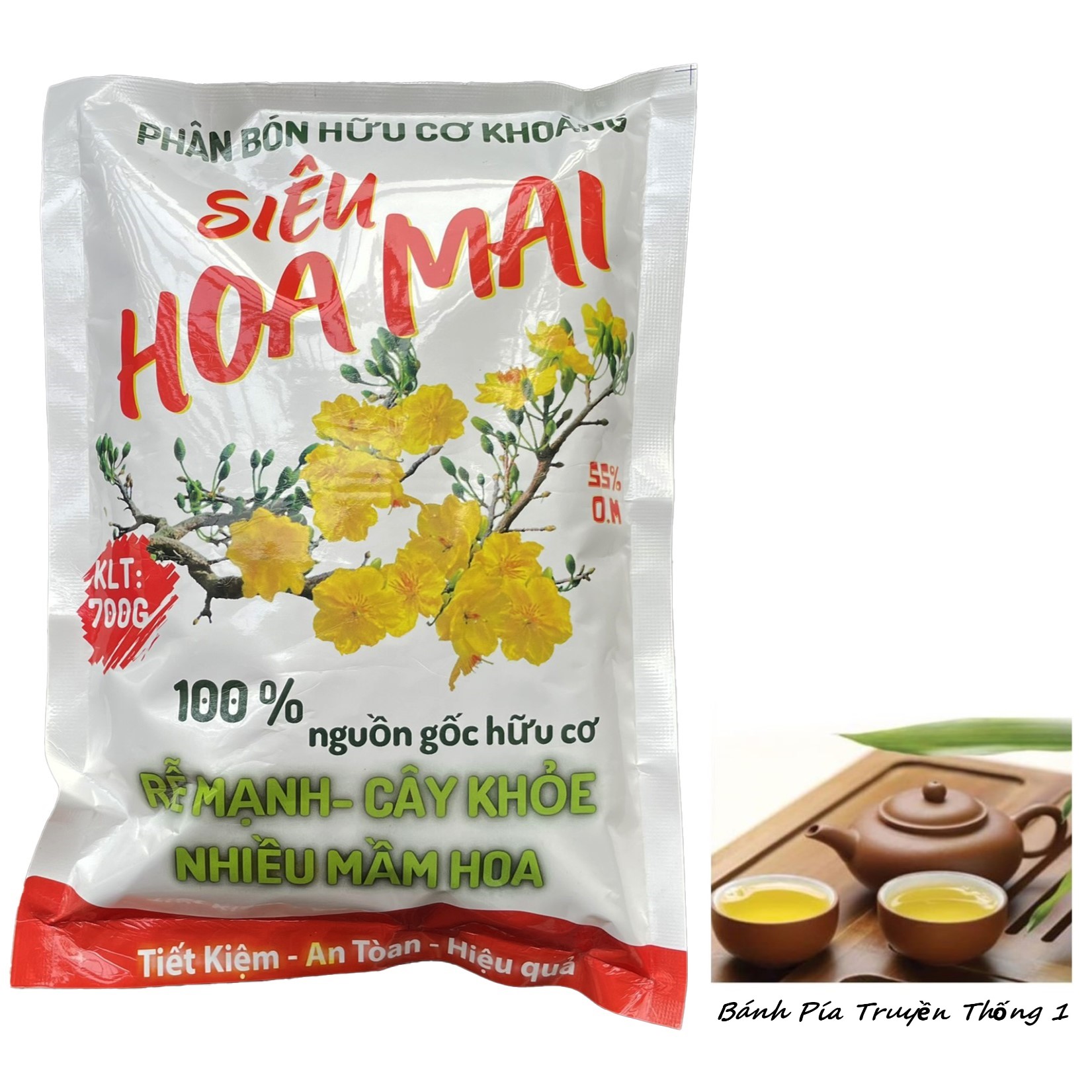 Phân bón siêu hoa mai - phân bón hữu cơ khoáng - #521a# 700g