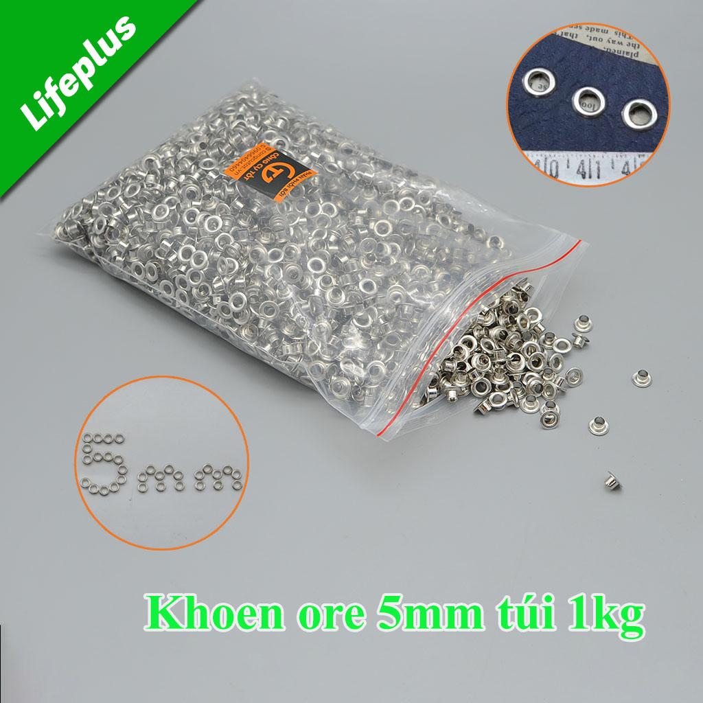 Khoen ore bằng nhôm 5mm túi 1kg
