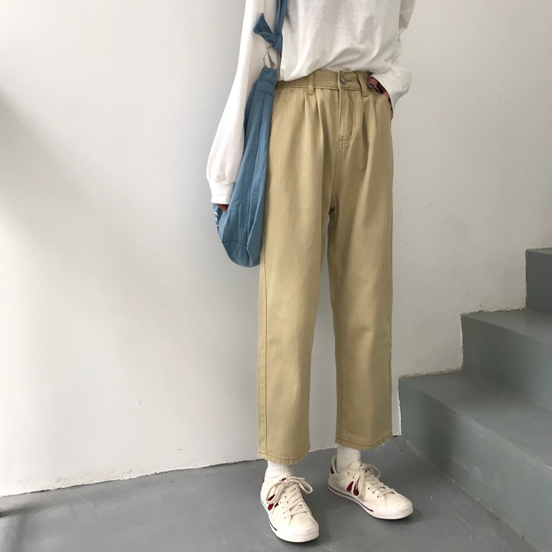 quần Jeans lửng phong cách