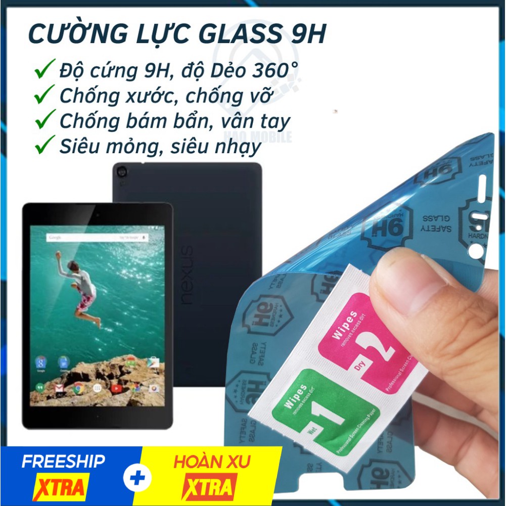 Dán cường lực dẻo nano 9H Google Nexus 9