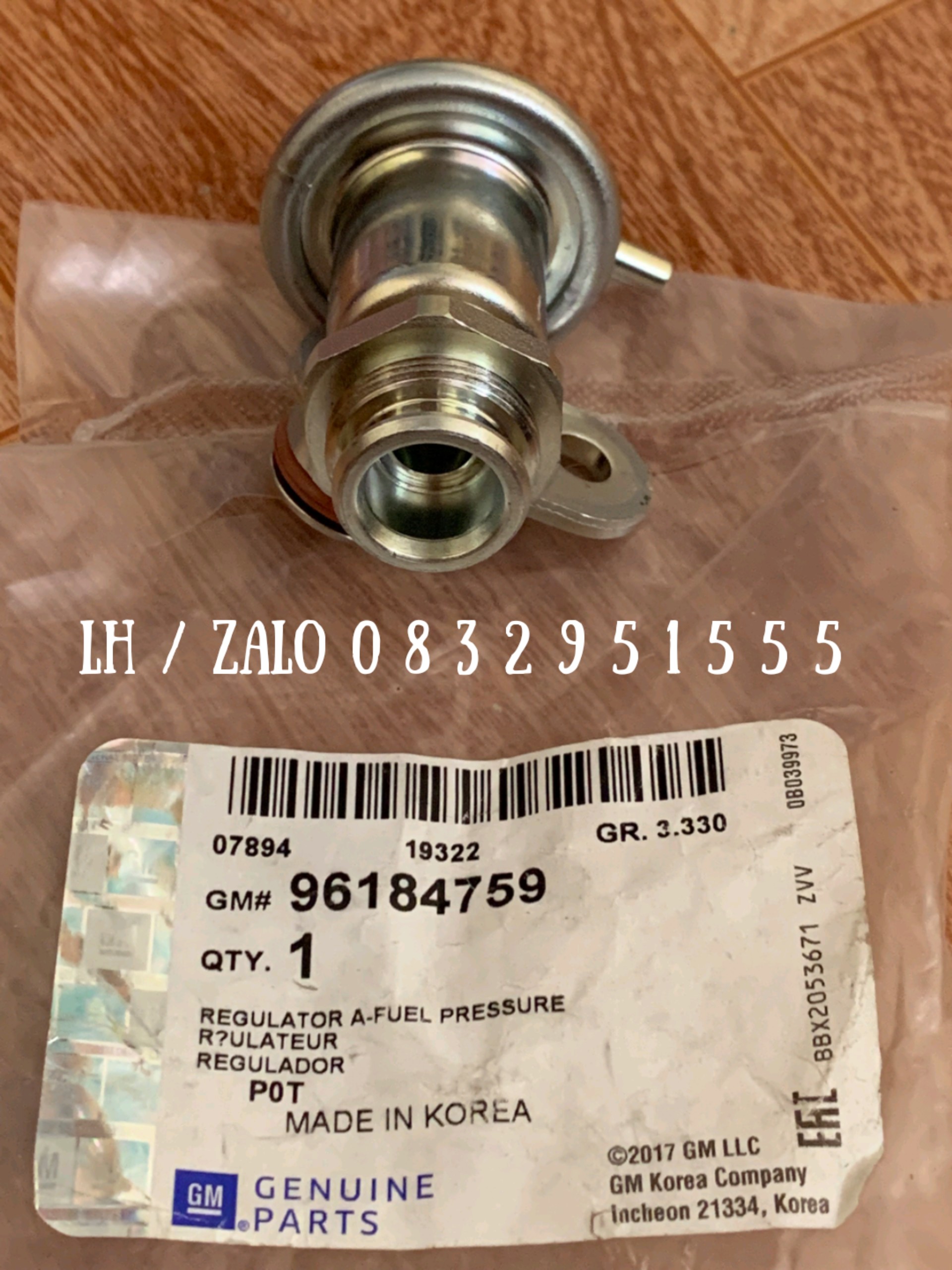 van định xăng Nubira 1.6 , xịn ( van điều áp xăng , van hồi xăng , tiết suất áp suất xăng )
