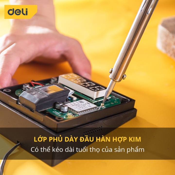 Mỏ Hàn Điện Deli Chính Hãng 30W / 60W Chất Lượng Cao - Sử Dụng Đa Năng, Tiện Ích - DL8830 / DL8860 - Hình ảnh 4