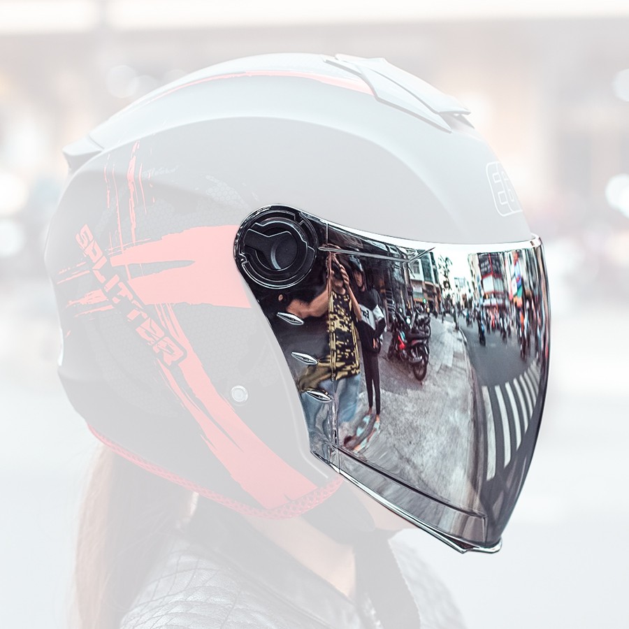 Kính Thay Thế Mũ Bảo Hiểm 3/4 EGO E3 (Sản Phẩm Không Bao Gồm Mũ) - Hype Helmet