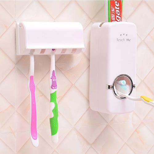 Máy nhả kem đánh răng tự động và kệ đựng bàn chải Touch Me