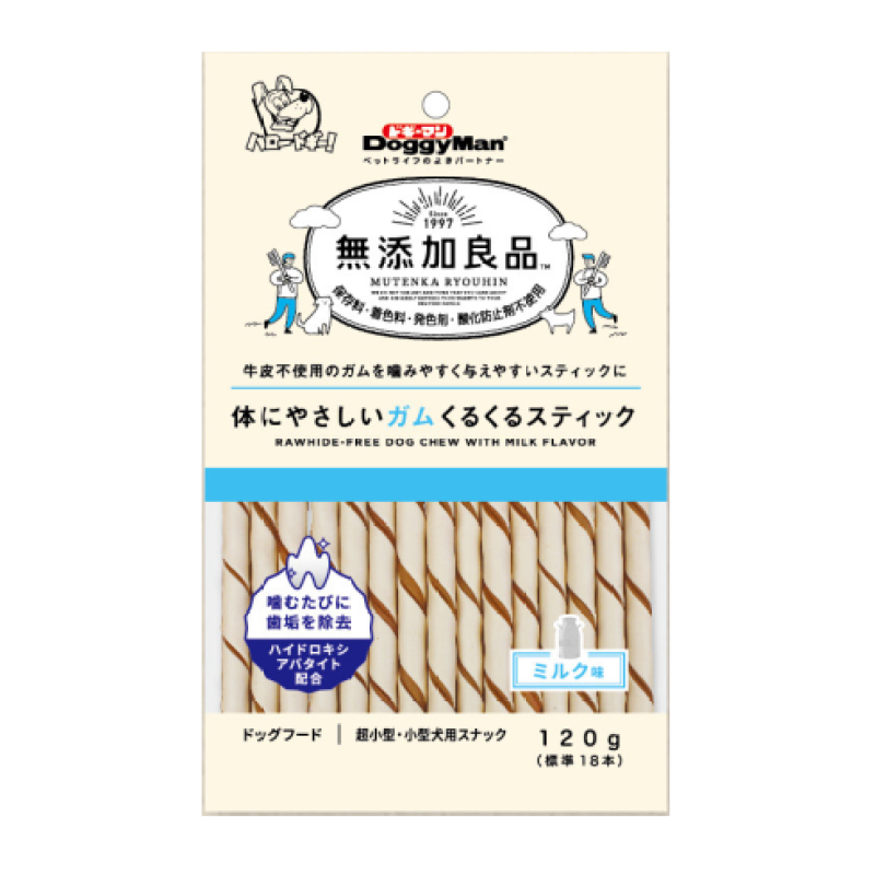 Que gặm cho chó Doggyman hương sữa 120g