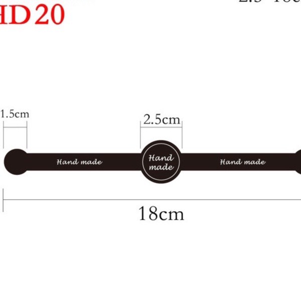 TEM DÁN CHỮ (HAND MADE) NHIỀU SIZE- MẪU ĐẸP