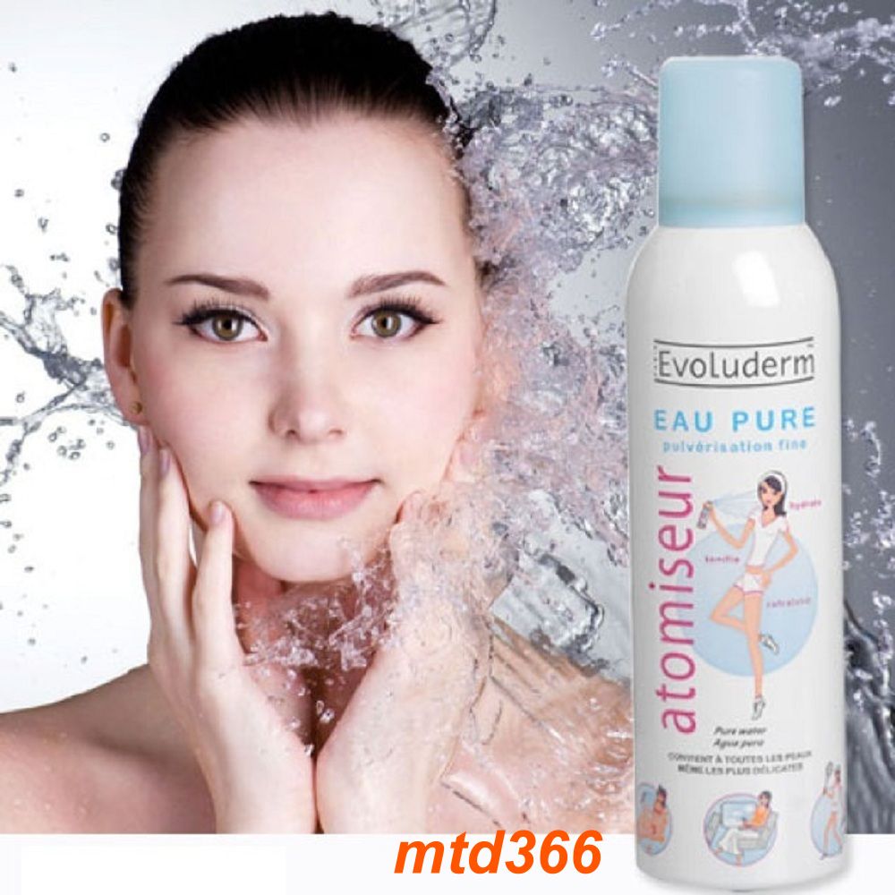 Xịt khoáng 400ml Evoluderm.