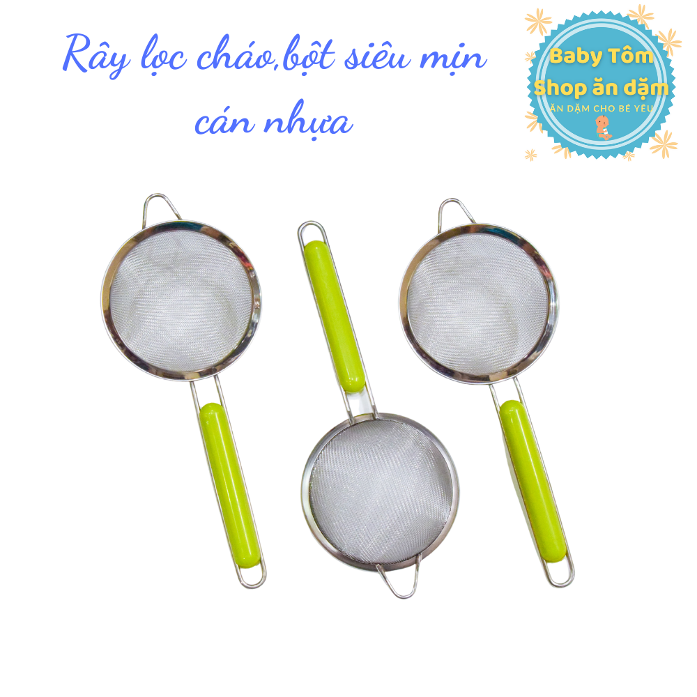 Rây cháo 12cm siêu mịn cho bé ăn dặm NCC Baby Tôm