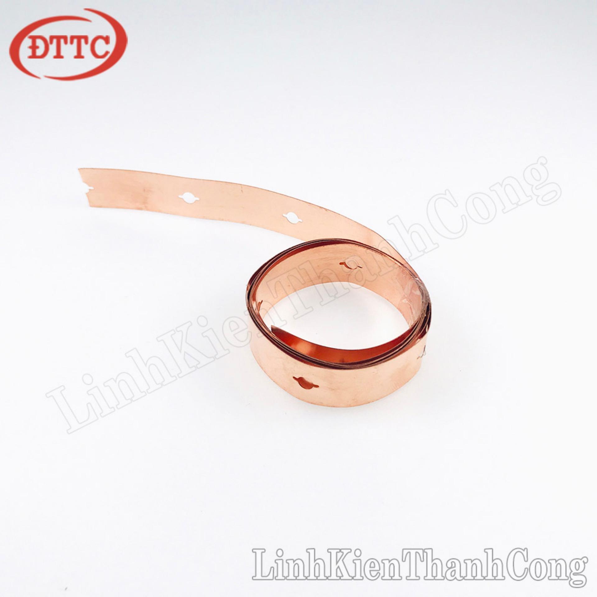 Kẽm Mạ Đồng Gắn Cell Pin 32650 LiFePO4 Loại Đơn Dày 0.2mm Rộng 10mm (Mét)