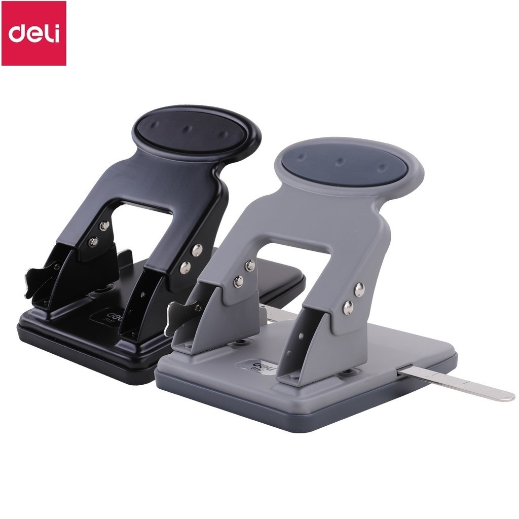 Máy đục lỗ kim loại 35 tờ Deli E0117