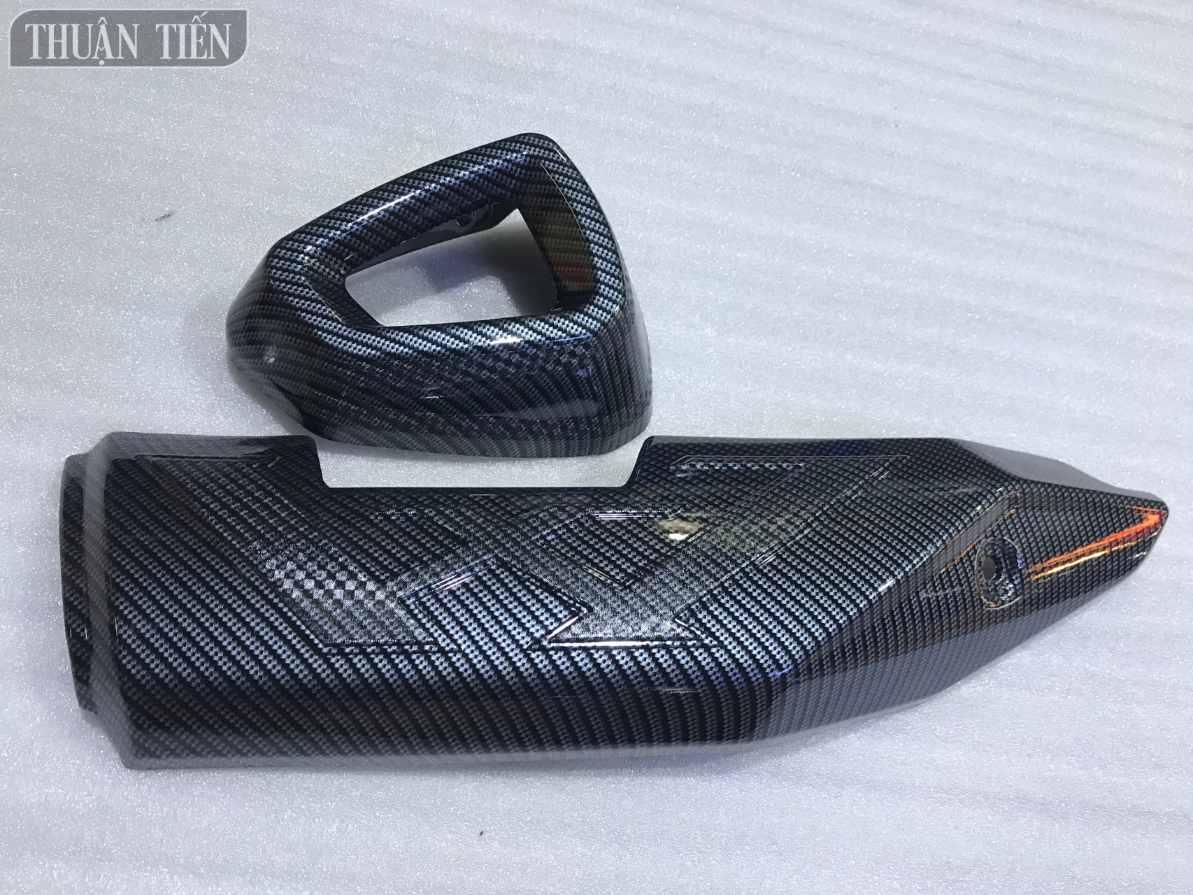 Winner x carbon hood come with premium pattern and exhaust covers-use case for Zin exhaust and Hood set to change style