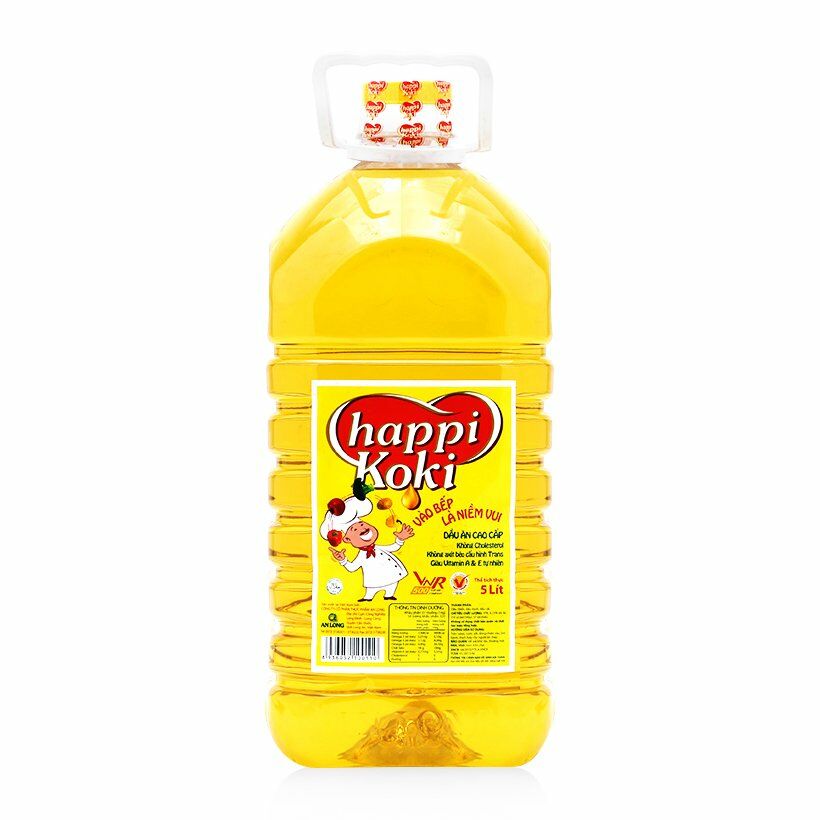 Chai Dầu Ăn Happi Koki 5L