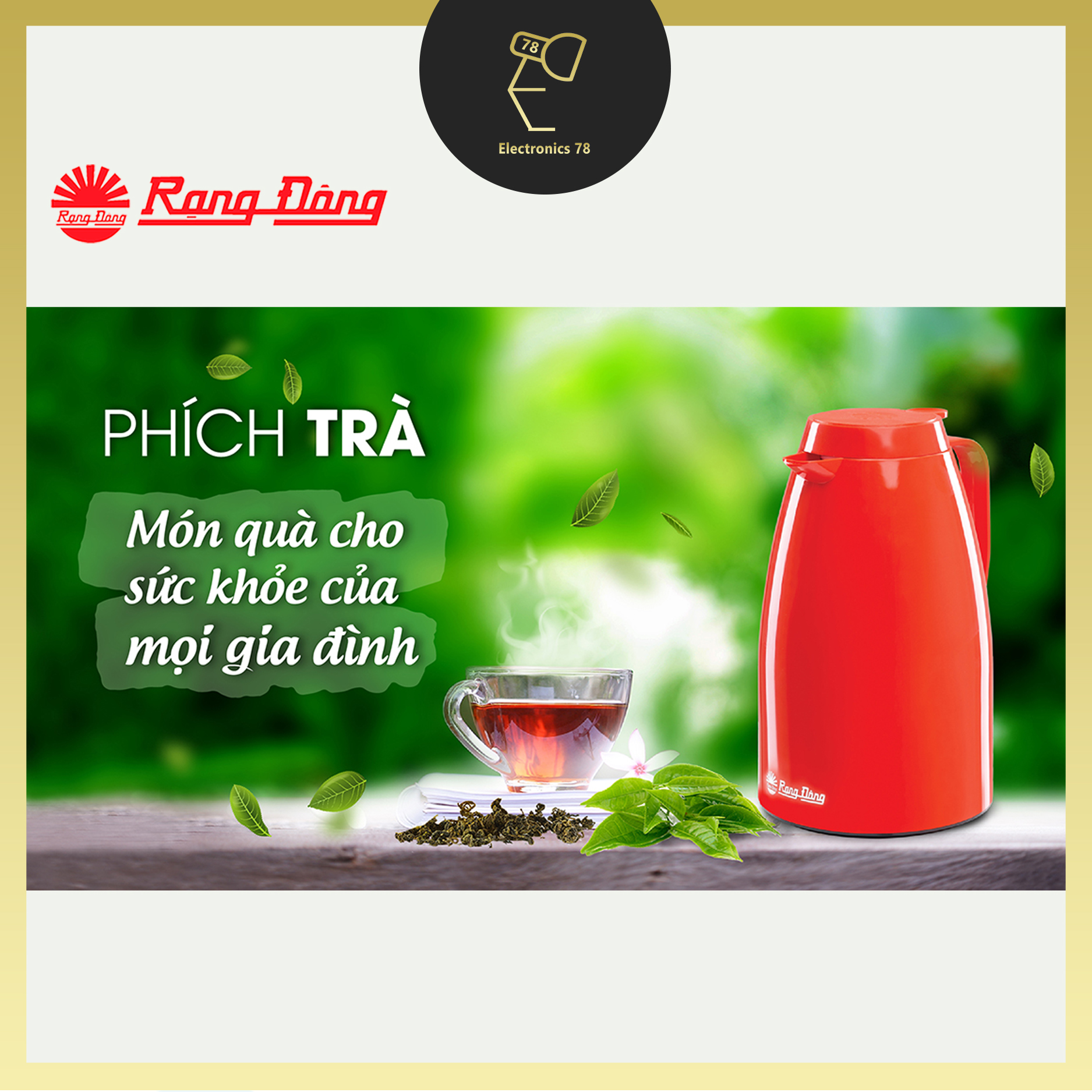 Phích pha trà, giữ nhiệt Rạng Đông - 1542 N2.E [1.5 Lít]