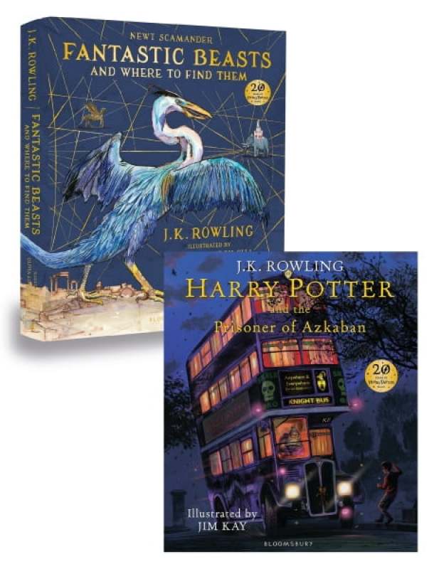 Fahasa - Combo Sách Hay Fantastic Beasts And Where To Find Them - Harry Potter And The Prisoner Of Azkaban: Illustrated Edition
