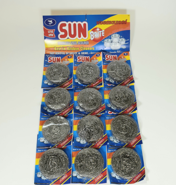 [HCM]Cước sắt - Chùi xoong rửa chén bát SUN® Thái Lan cao cấp