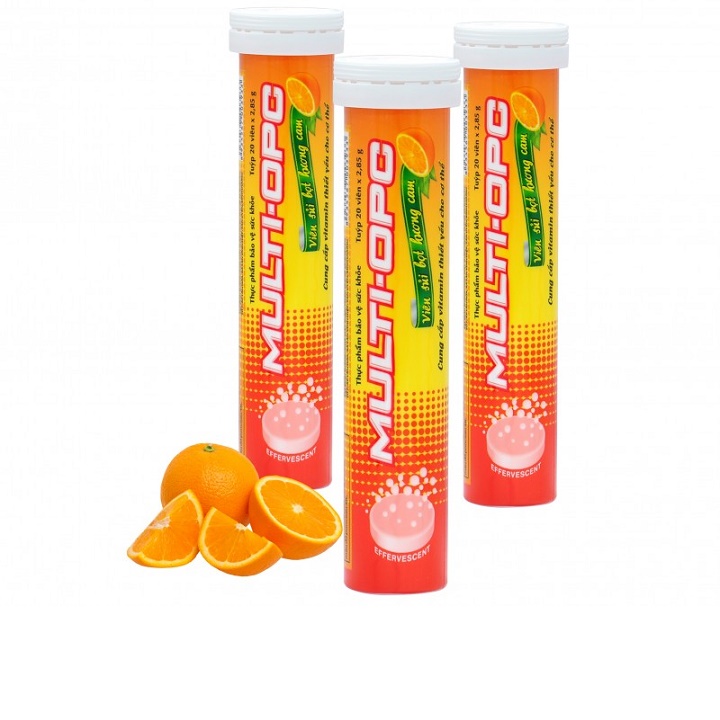 Combo 10 tuýp sủi MULTIVITAMIN của OPC - giúp tăng cường sức đề kháng ,  Dùng cho người có chế độ dinh dưỡng mất cân đối ,người bị rối loạn hấp thu ,thiếu hụt