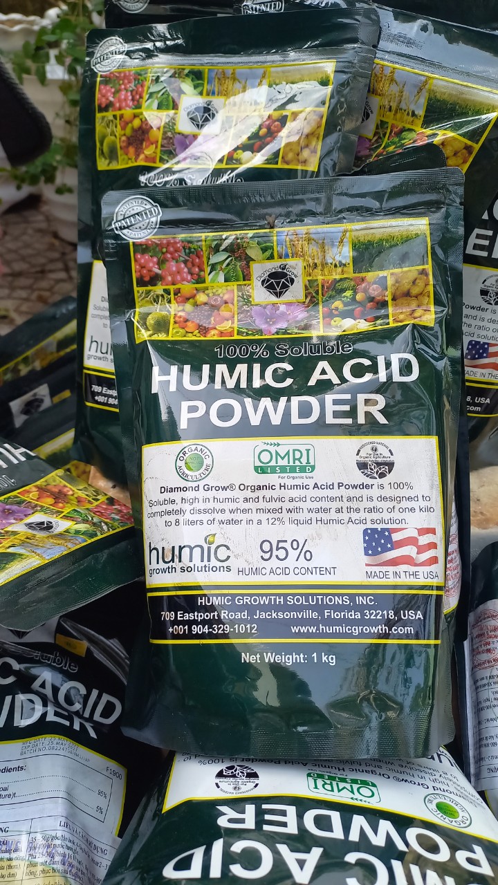 Phân hữu cơ sinh học Acid Humic kích rễ, đâm chồi, giải độc đất- Hàng chính hãng nhập khẩu Mỹ Diamond Grow