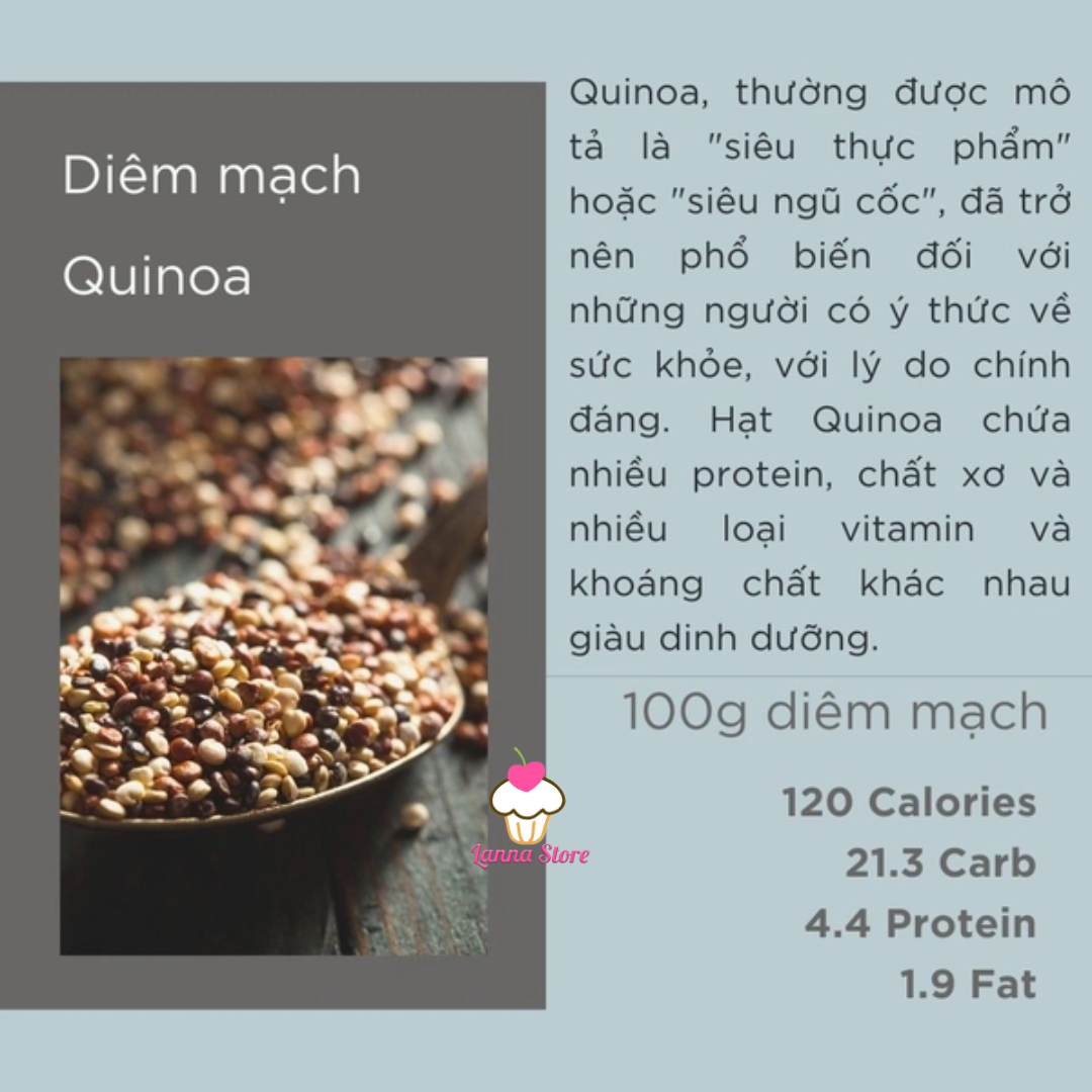 [HÀNG CHUẨN CHẤT LƯỢNG] Hạt diêm mạch Quinoa Mix Absolute Organic 400gram