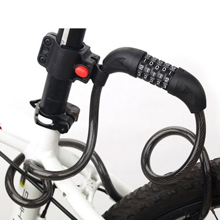 Khóa dây chống trộm 5 số size lớn dài 1,2m chất lượng cao