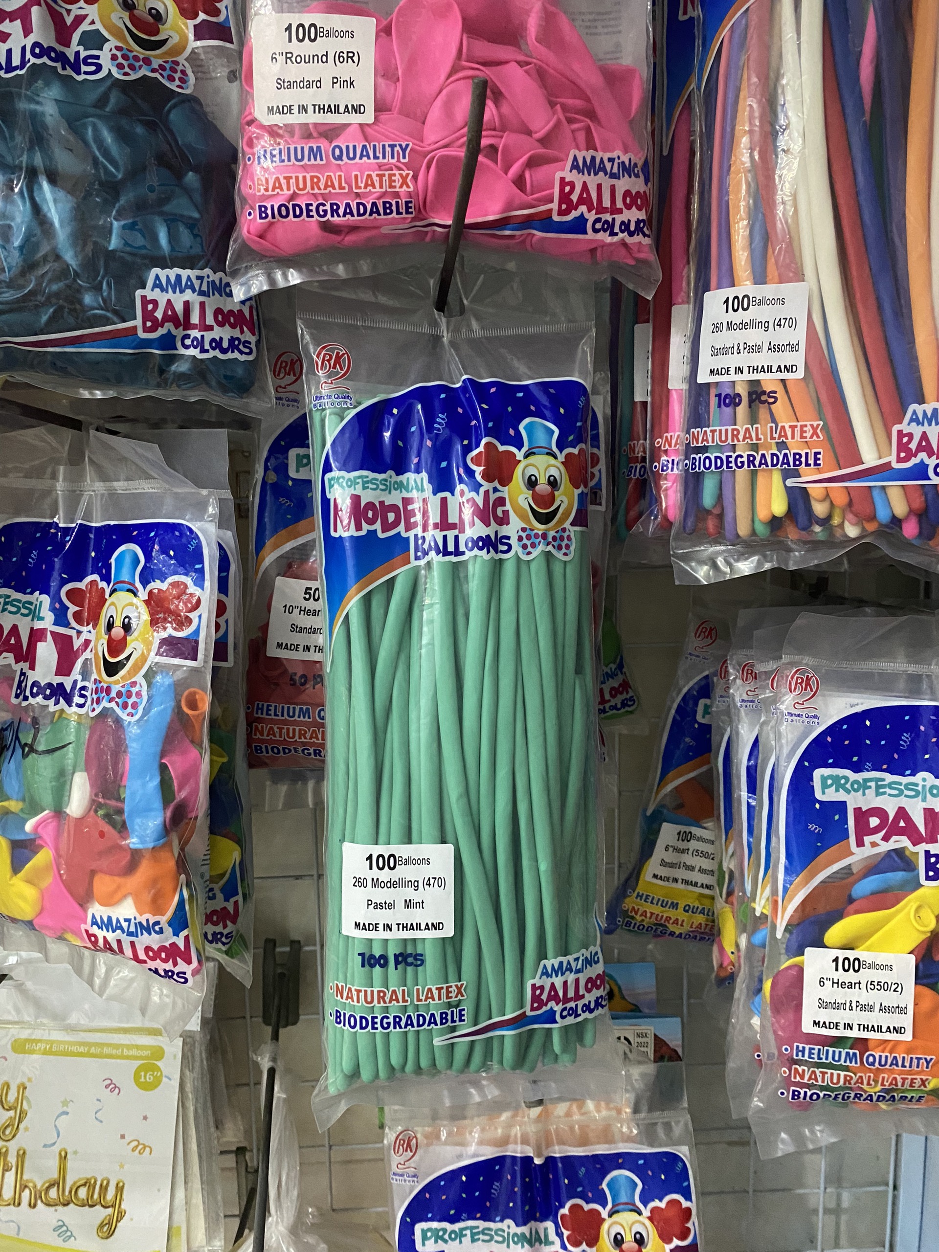 Bong bóng dài nghệ thuật 100 cái + bơm hàng Thái Lan - Diệp Linh BNT1