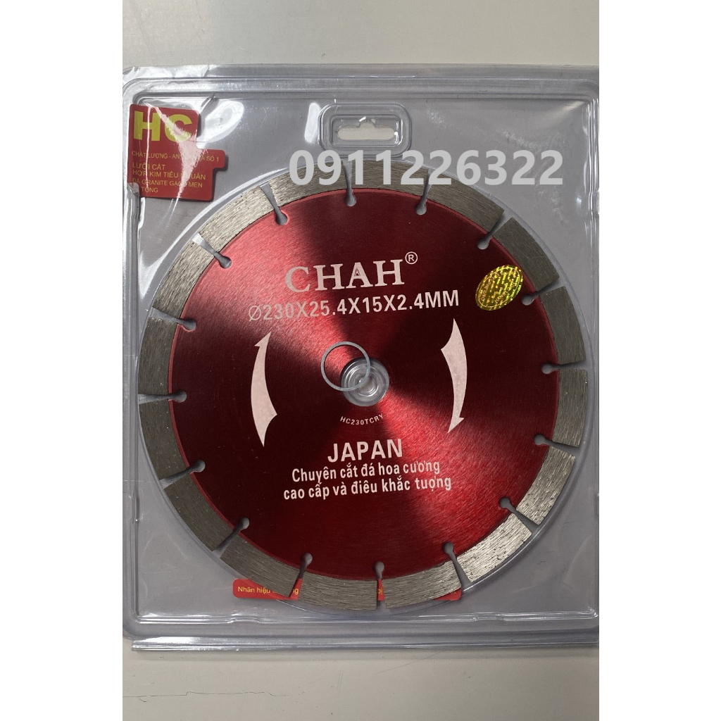 Lưỡi cắt chah phi 180, phi 230, cắt bê tông, cắt tường hàng cty