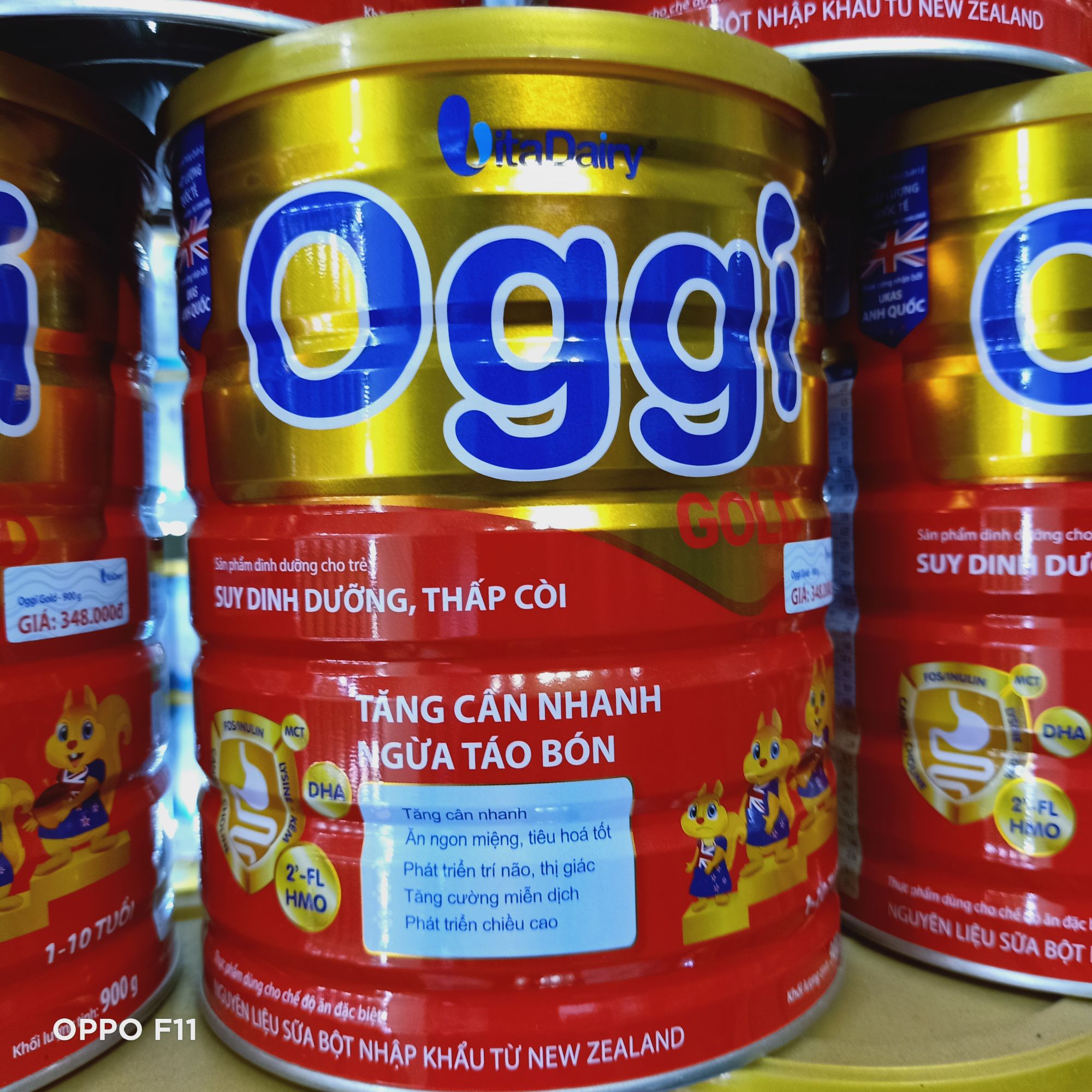 sữa Oggi gold 900g 1-10 tuổi