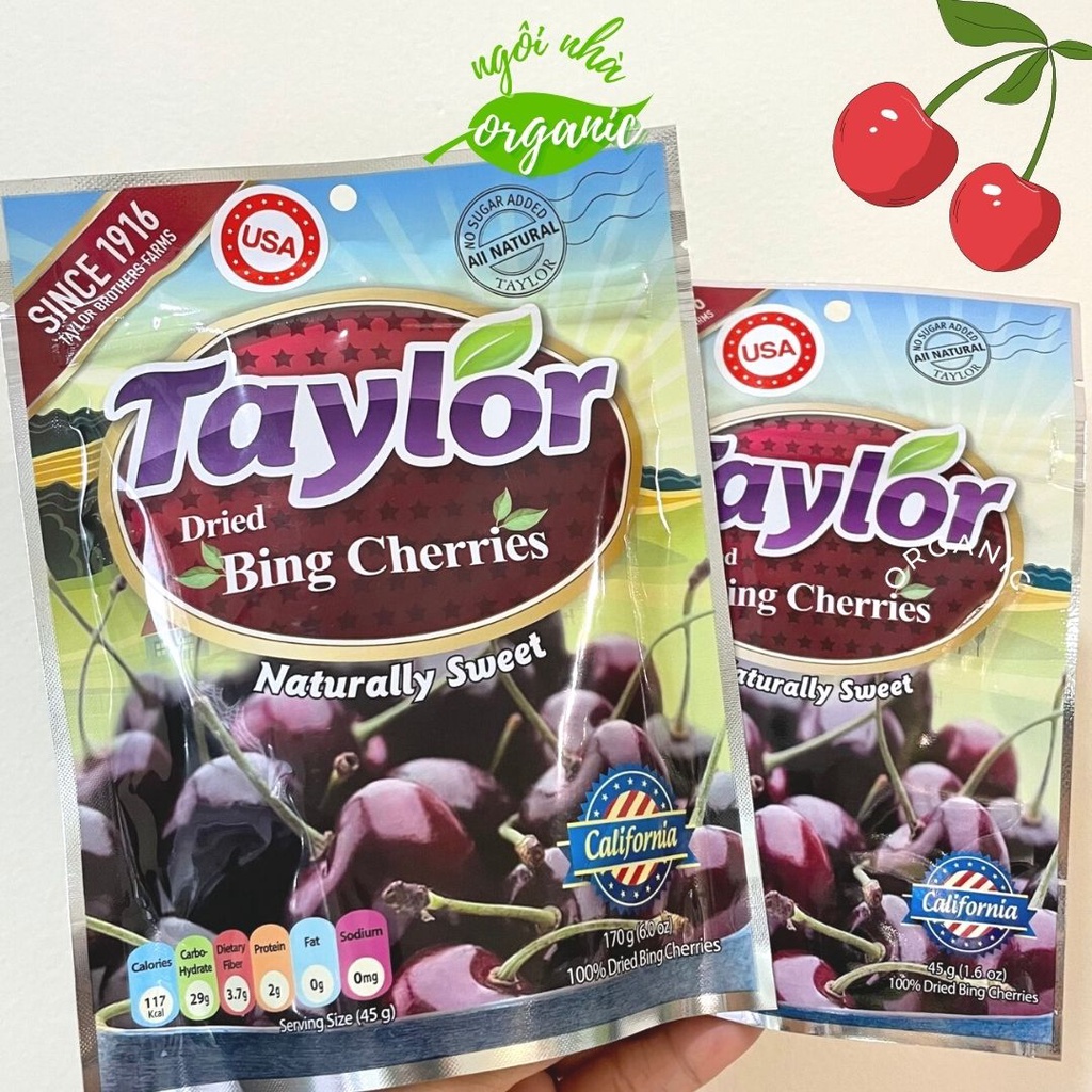 Cherry khô tự nhiên Taylor