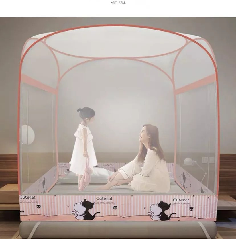 Mùng Chụp Tự Bung Loại Tốt 1m8x2m, Màn Chống Muỗi Thông Minh, Hiệu Quả-màn ngủ chống muỗi mùng chụp gấp gọn thông minh mung xếp thông minh màn ngủ mùng ngủ chống muỗi mùng xếp gọn thông minh mùng ngủ màn chụp