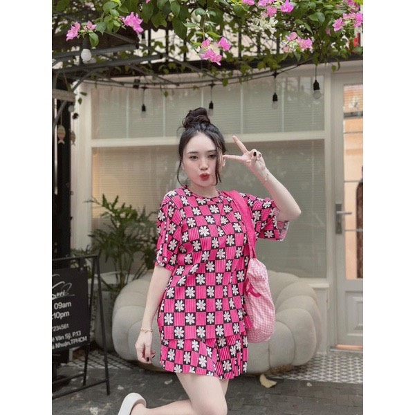 sét đùi dập li họa tiết new trend chất đẹp