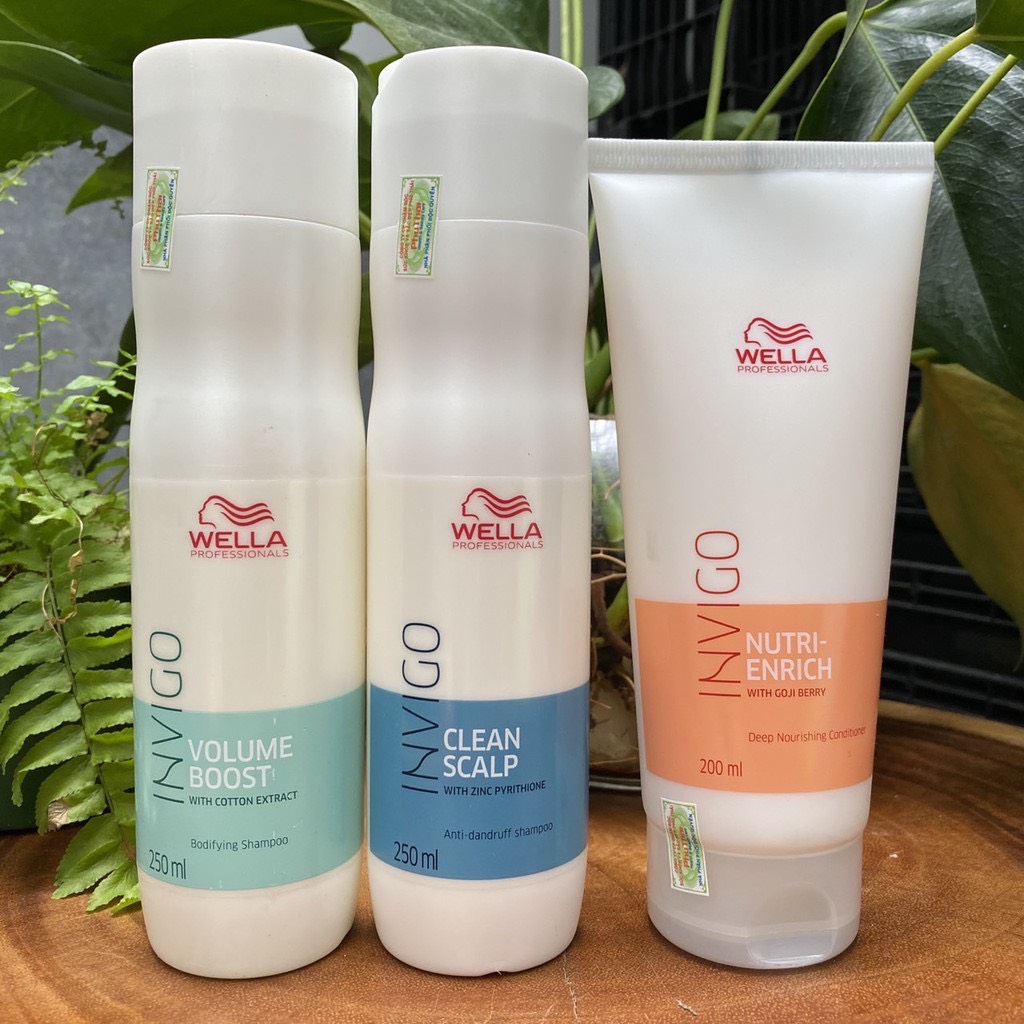 Dầu gội tạo độ phồng Wella INVIGO Volume Boost Bodifying Shampoo 250ml