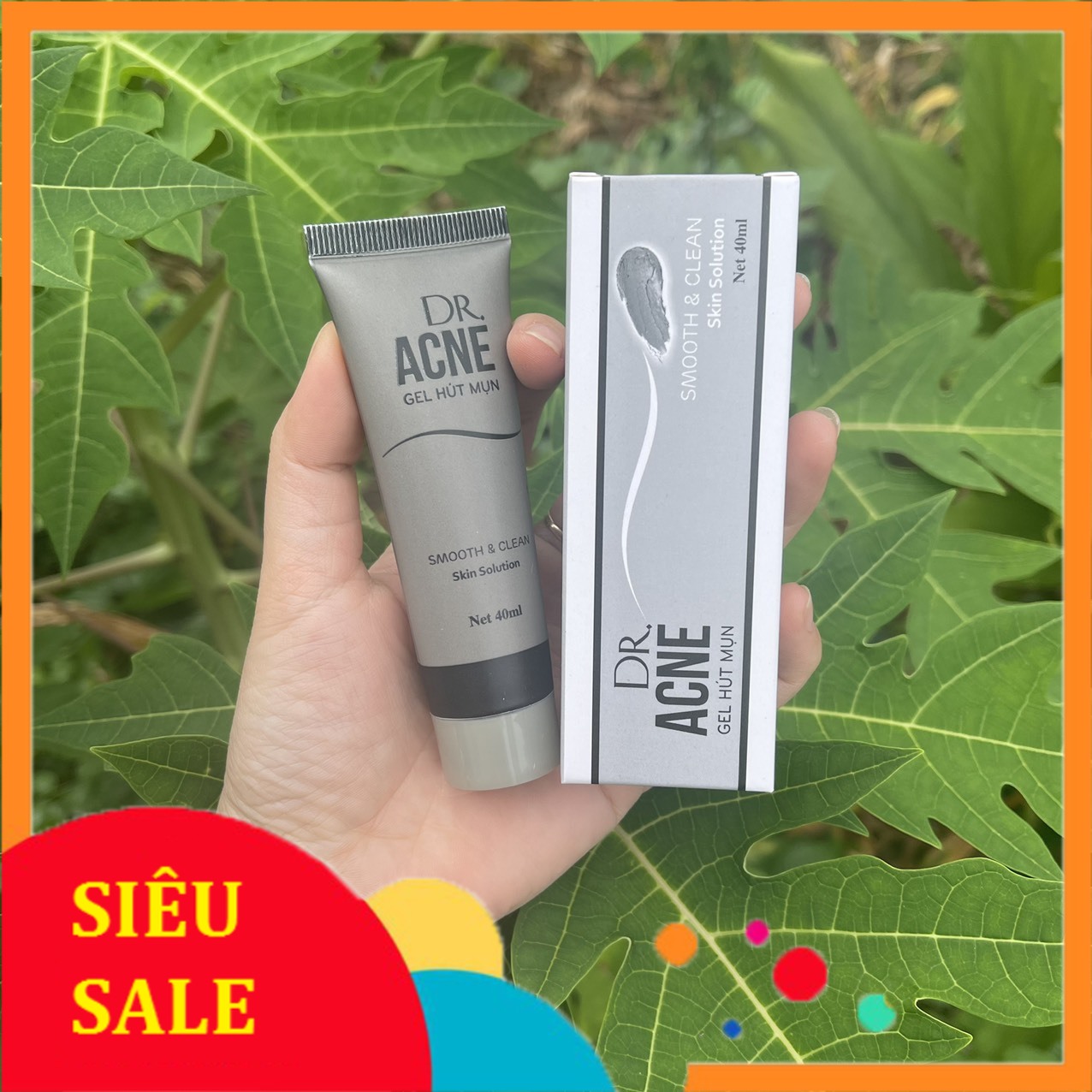 Gel hút mụn tro núi lửa thần thánh Dr Acne 40ml
