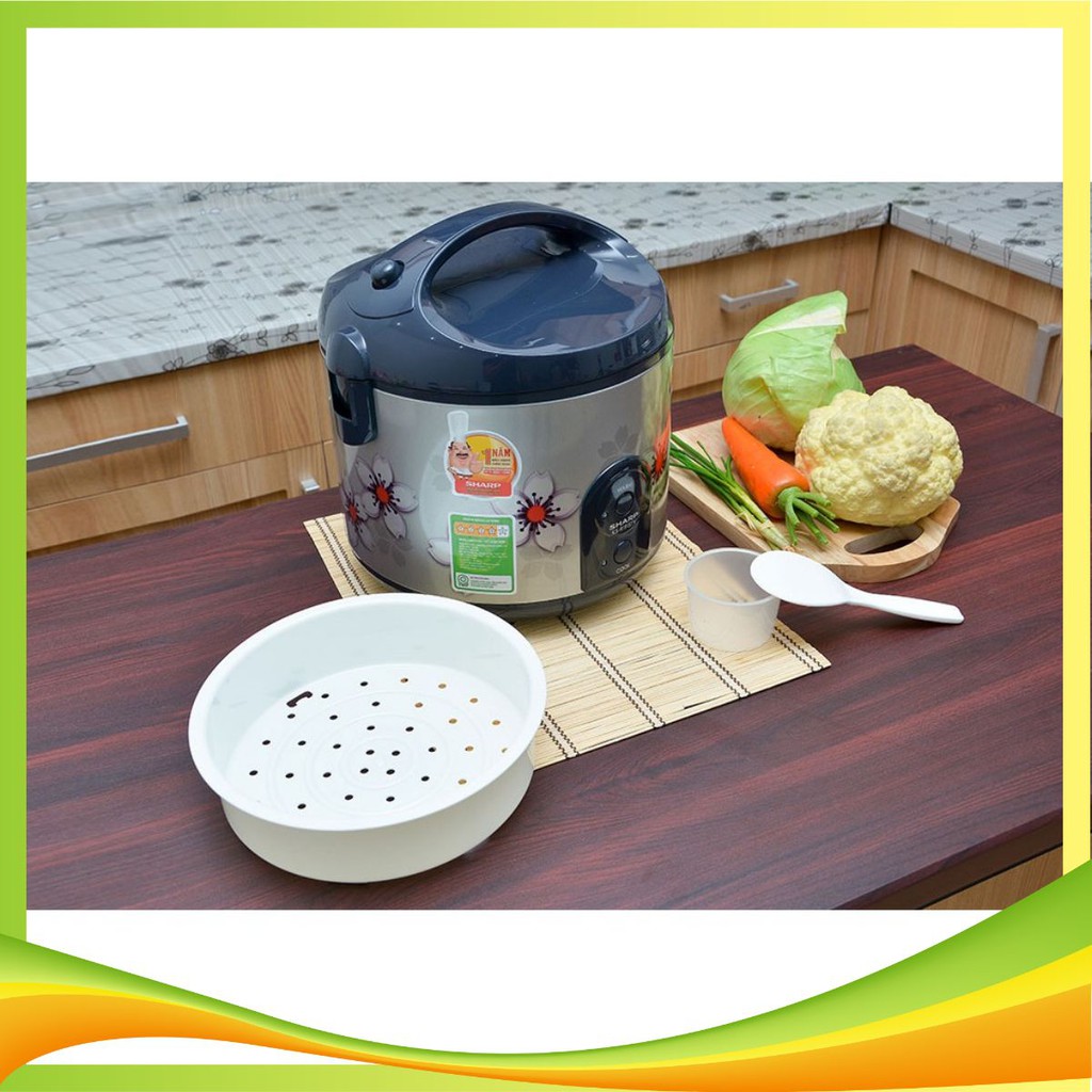 Nồi cơm nắp gài Sharp KS-NR191STV 1.8 lít (Giá áp dụng giao tại HN, HCM& các tỉnh liên hệ shop)