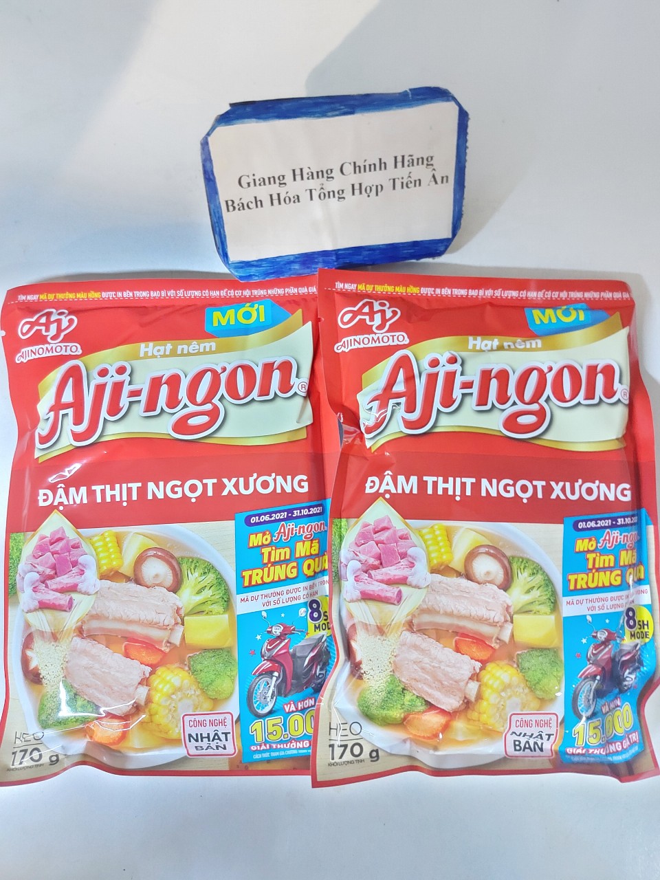 Hạt nêm xương, thịt heo, Gà Ta Chính Hiệu Aji-ngon gói 400g -200g-170g