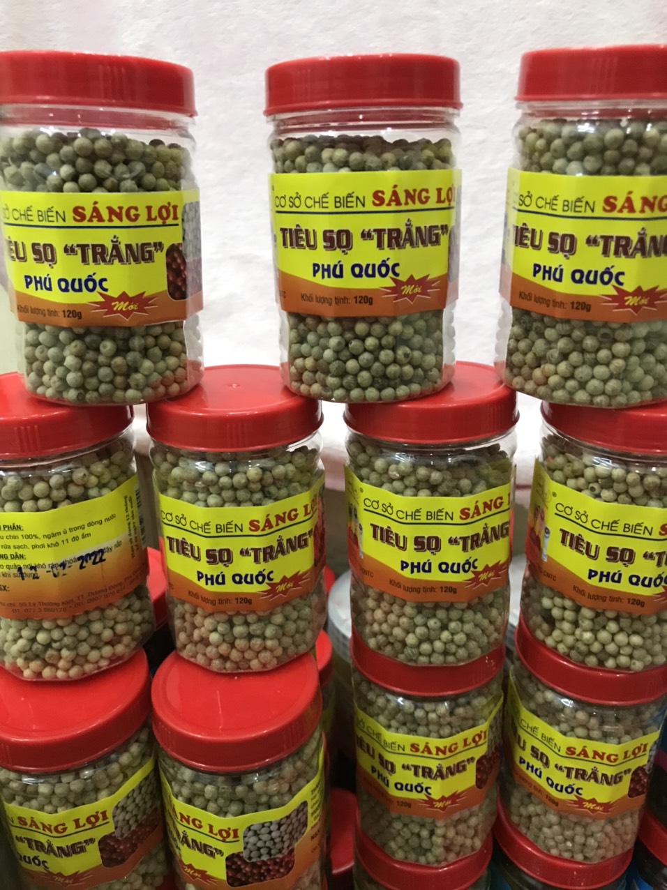 TIÊU SỌ "TRẮNG" PHÚ QUỐC hủ 120g