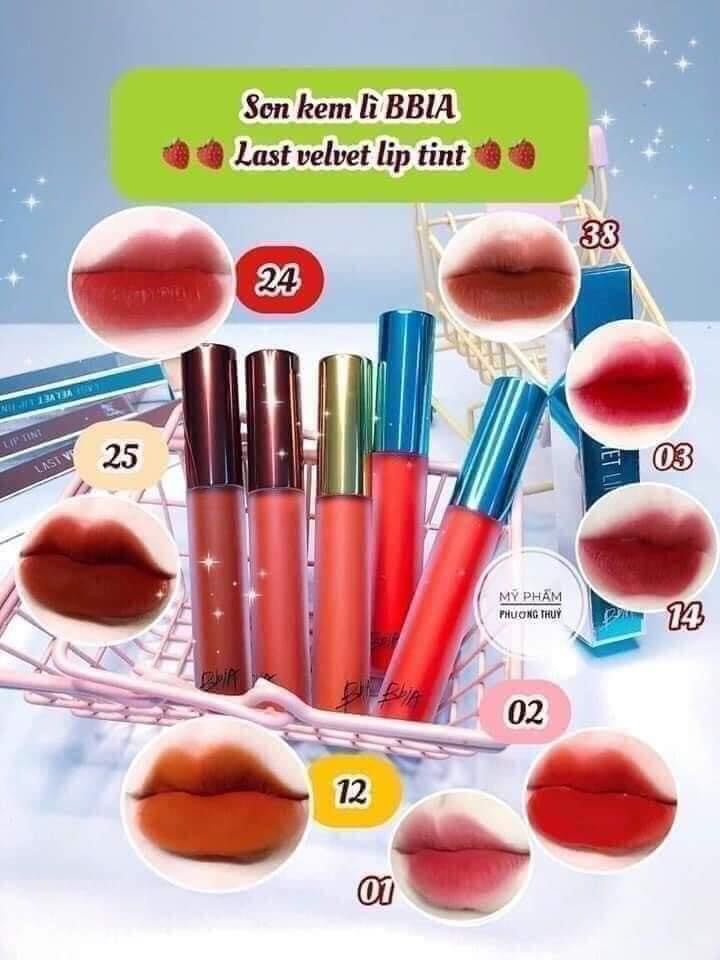 Son Kem Lỳ Bbia Last Velvet Lip Tint