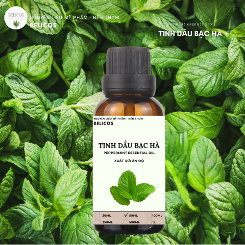 [HCM]Tinh dầu Bạc Hà Ấn Độ nguyên chất