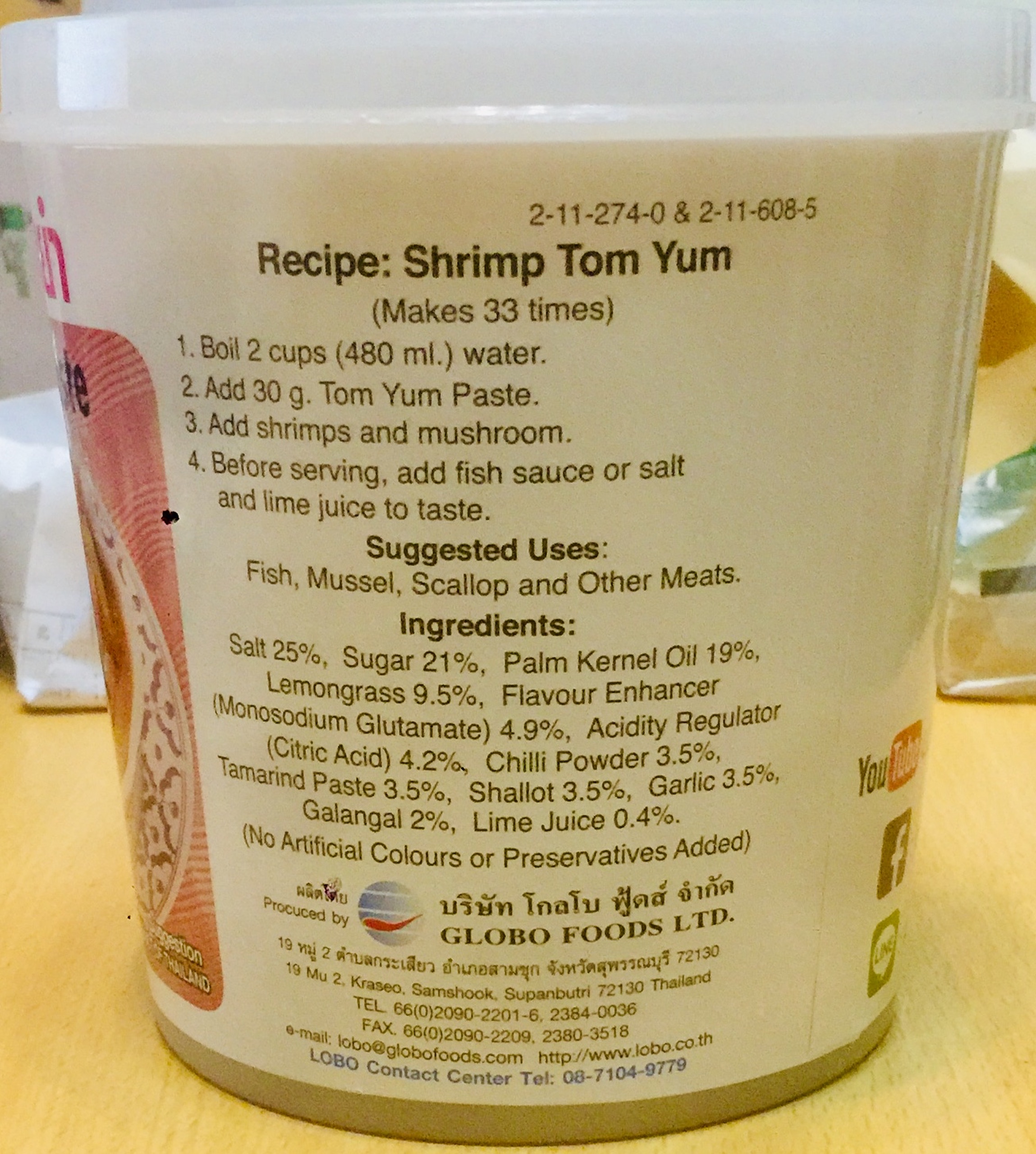 Sốt lẩu thái Tomyum Paste vị cay hũ (1kg)