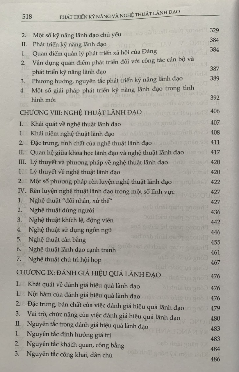 Phát Triển Kỹ Năng Và Nghệ Thuật Lãnh Đạo